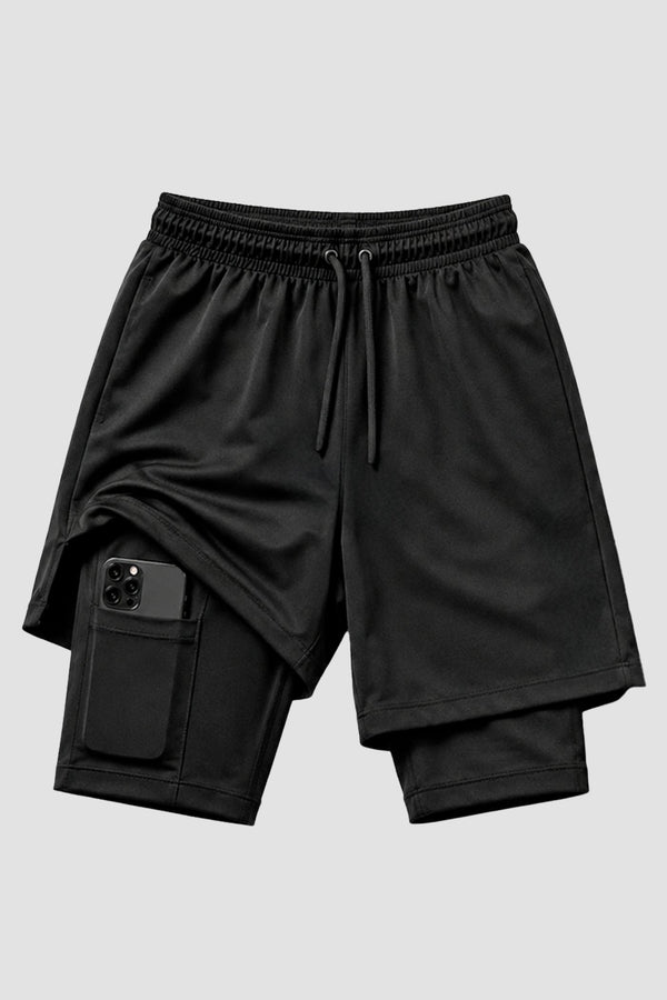 Short 2 em 1 Masculino