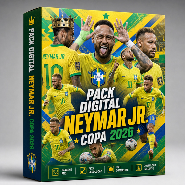 Pack Digital de imagem Neymar Copa 2026