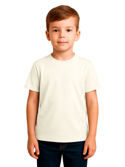 Camiseta Infantil Básica - Algodão Cardado