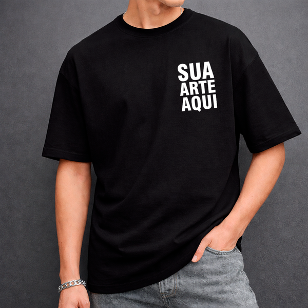 Camiseta Algodão Básica - Personalizado (Sua Arte)