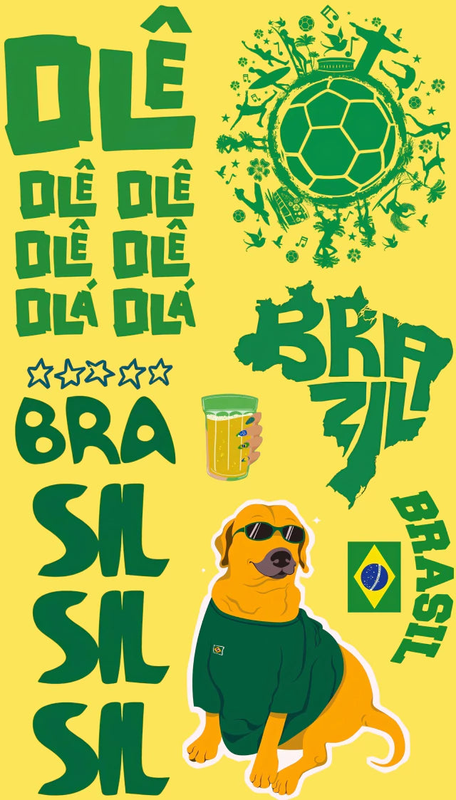 Pack Fácil 10 Estampas Prontas - COPA I