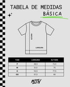 Camiseta Básica 100% Algodão 30.1 Penteado Lisa