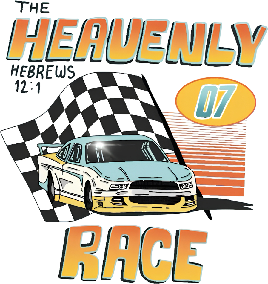 Estampa DTF - 28cm - Heavenly Race 07 - Cod.101