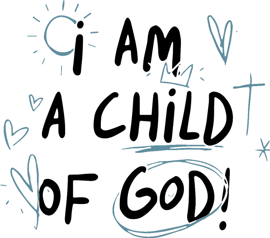 Estampa DTF - 28cm - I Am A Child Of God - Cod.109