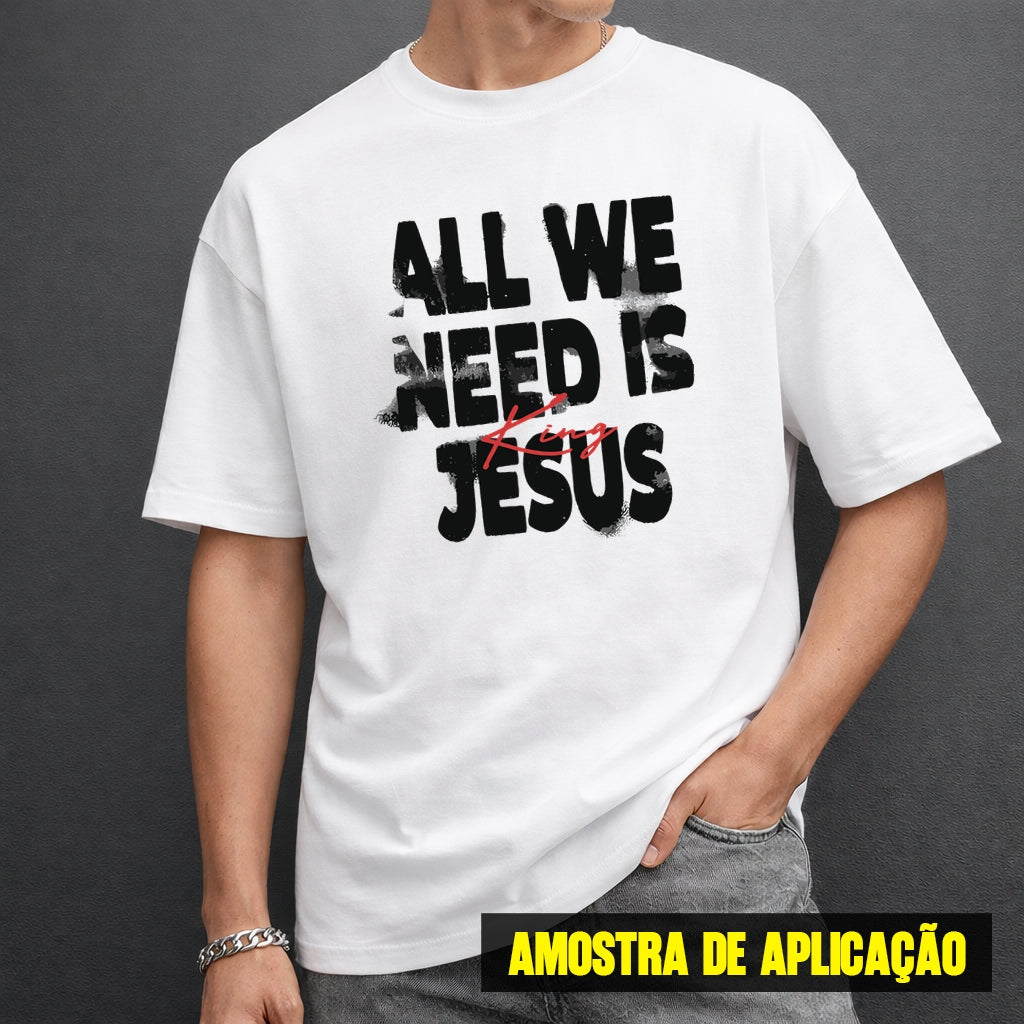 Estampa DTF - 28cm - All We King - Cod.10
