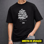 Estampa DTF - 28cm - If God Is For Us - Cod.111