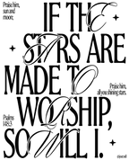 Estampa DTF - 28cm - If The Stars Are - Cod.112