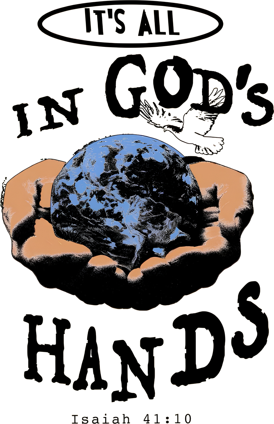 Estampa DTF - 28cm - In God's Hands - Cod.114