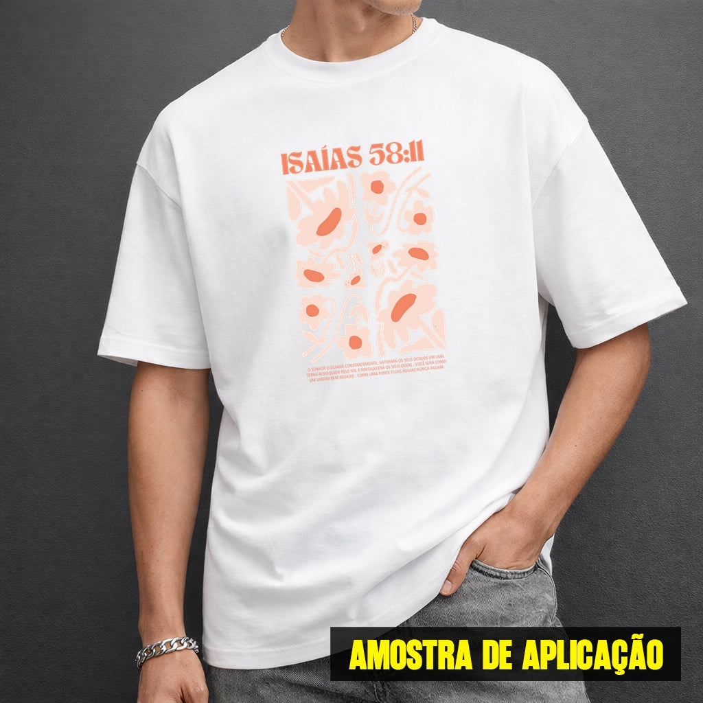 Estampa DTF - 28cm - Isaías 58:11 - Cod.118