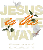 Estampa DTF - 28cm - Jesus Is The Way - Cod.126