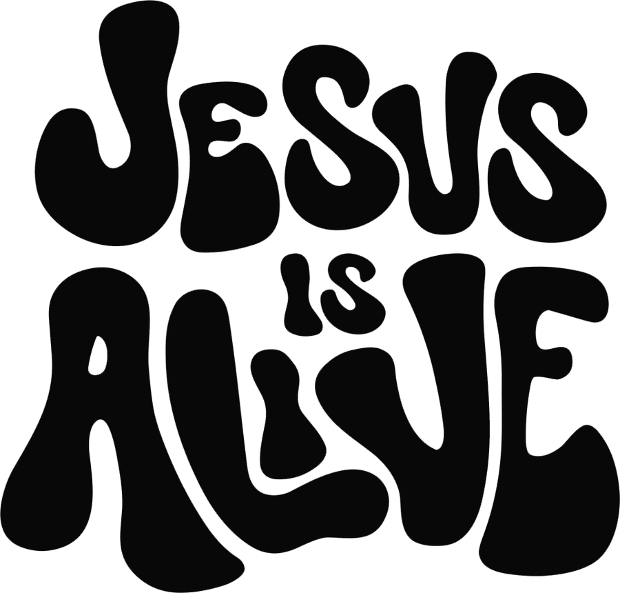 Estampa DTF - 28cm - Jesus Is Alive - Cod.127