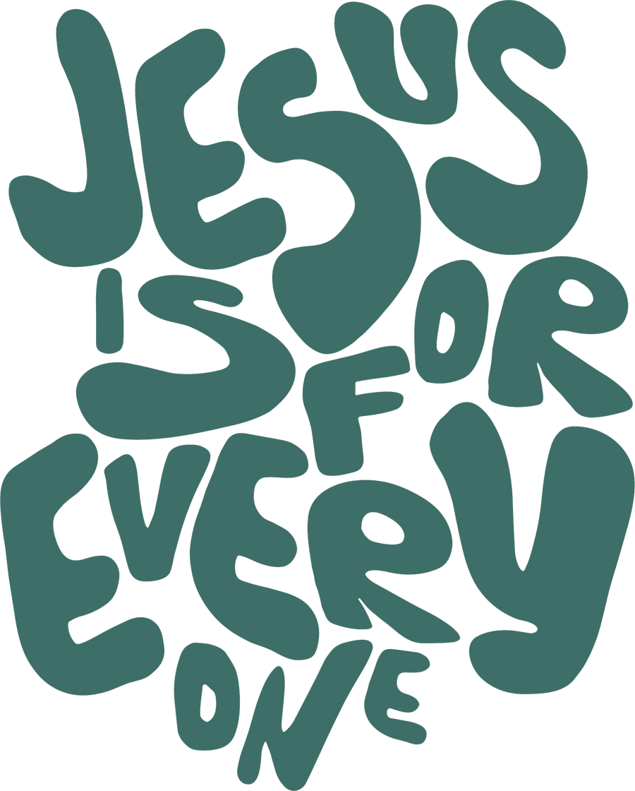 Estampa DTF - 28cm - Jesus Is For Everyone - Cod.128