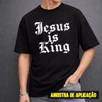 Estampa DTF - 28cm - Jesus Is King - Cod.130