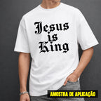 Estampa DTF - 28cm - Jesus Is King - Cod.130