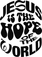 Estampa DTF - 28cm - Jesus Is The Hope Of The World - Cod.134