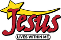Estampa DTF - 28cm - Jesus Lives Within Me - Cod.138