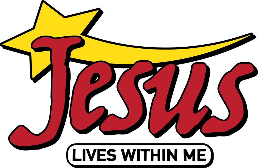 Estampa DTF - 28cm - Jesus Lives Within Me - Cod.138