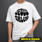 Estampa DTF - 28cm - Jesus Salva - Cod.146