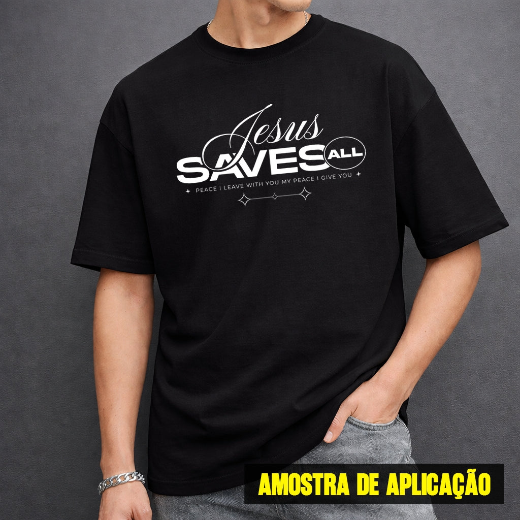 Estampa DTF - 28cm - Jesus Saves All - Cod.148