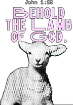 Estampa DTF - 28cm - Behold The Lamb - Cod.20