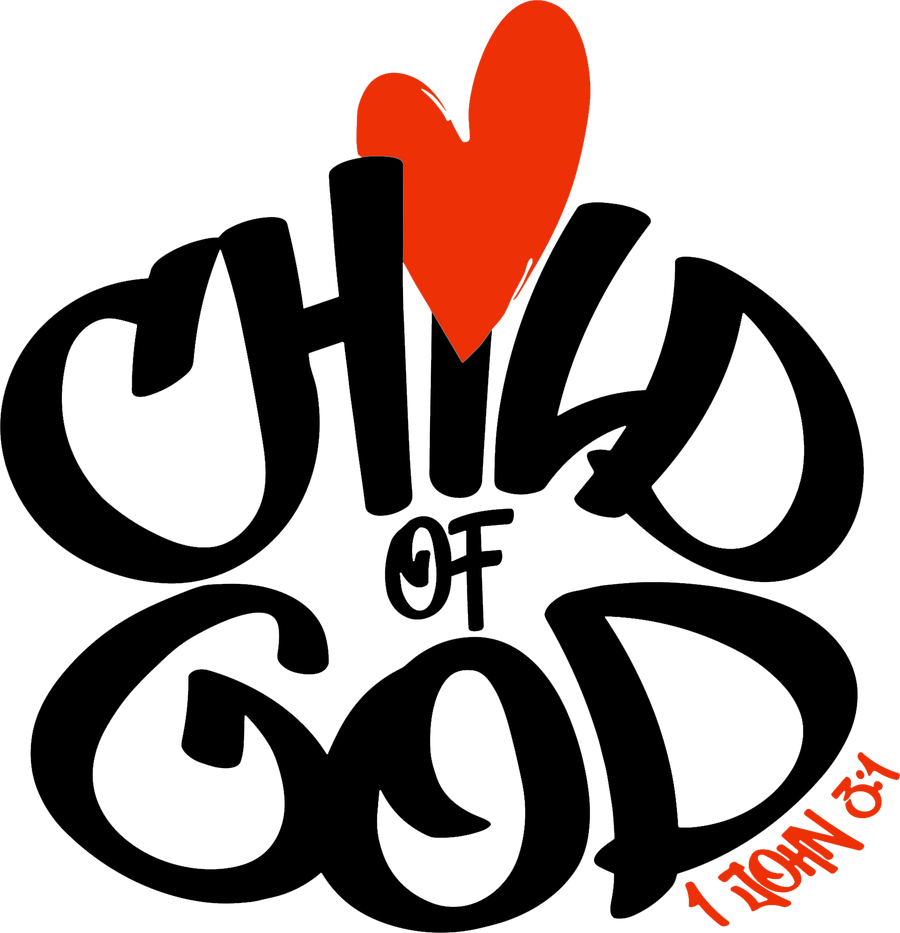 Estampa DTF - 28cm - Child Of God Heart - Cod.26