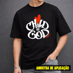 Estampa DTF - 28cm - Child Of God Heart - Cod.26