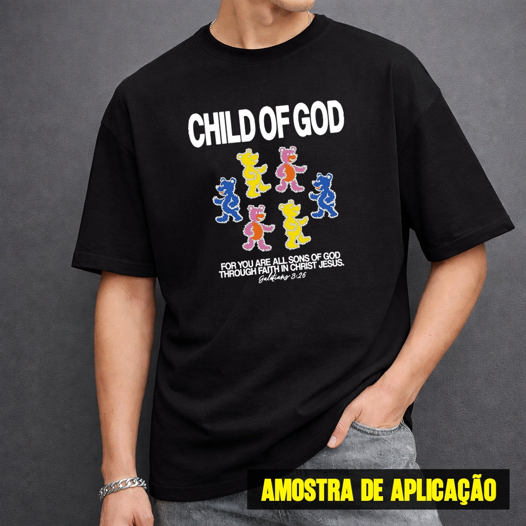 Estampa DTF - 28cm - Child Of God Bear - Cod.27