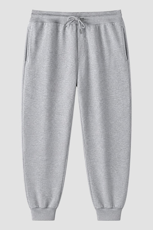 Calça de Moletom com Ribana e Cordão Lisa