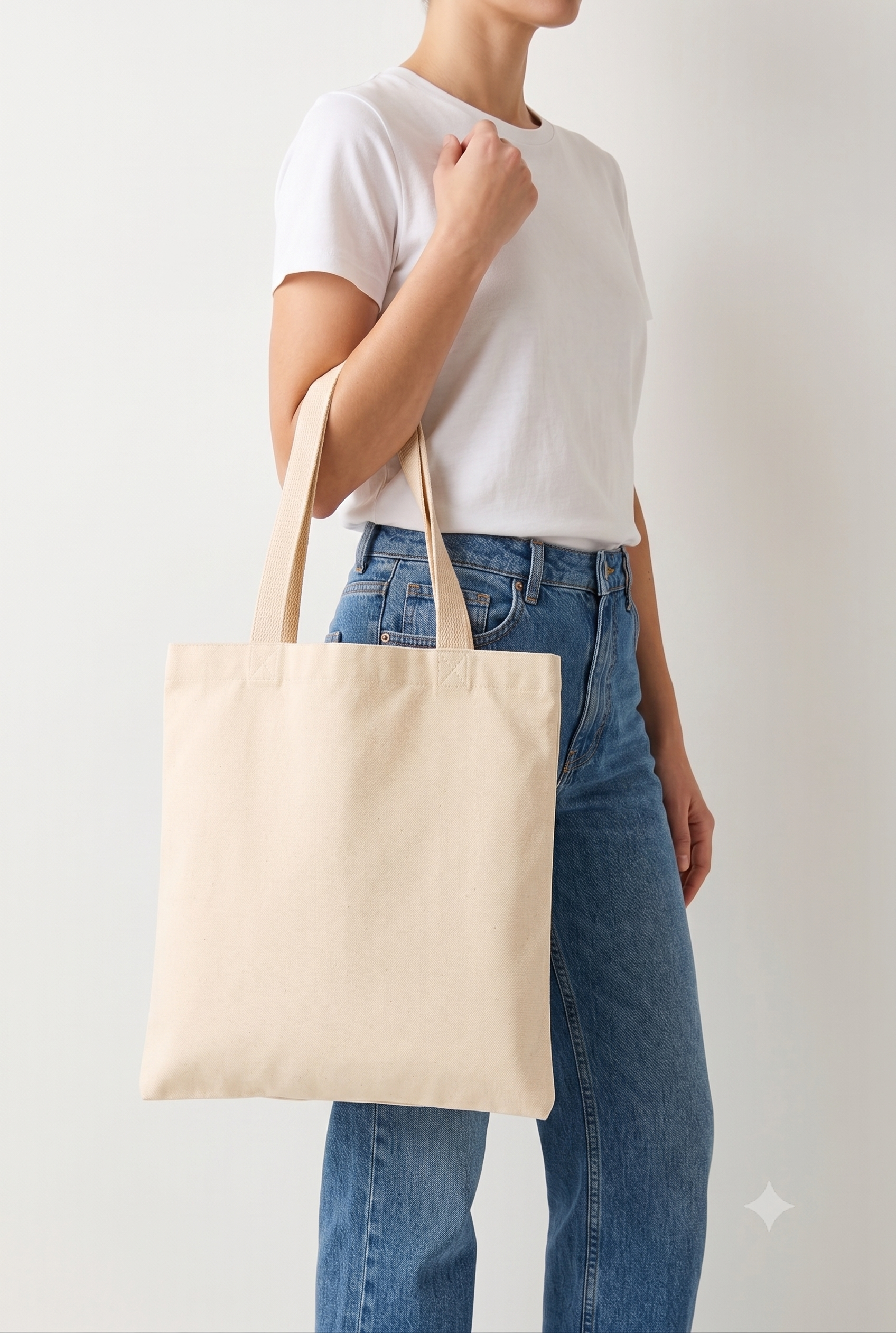 Ecobag Algodão Crú - 37cm x 40cm - Lisa
