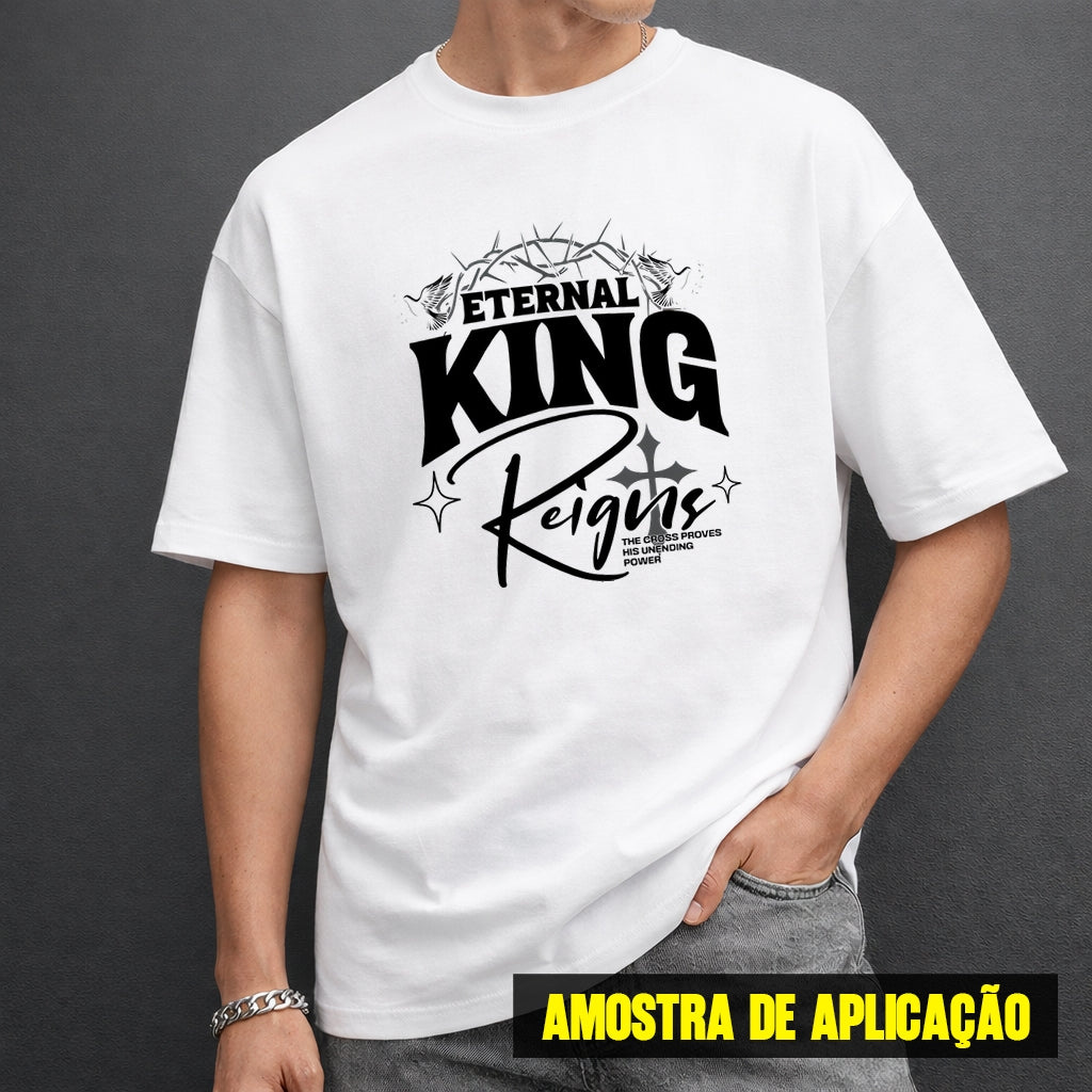 Estampa DTF - 28cm - Eternal King - Cod.38