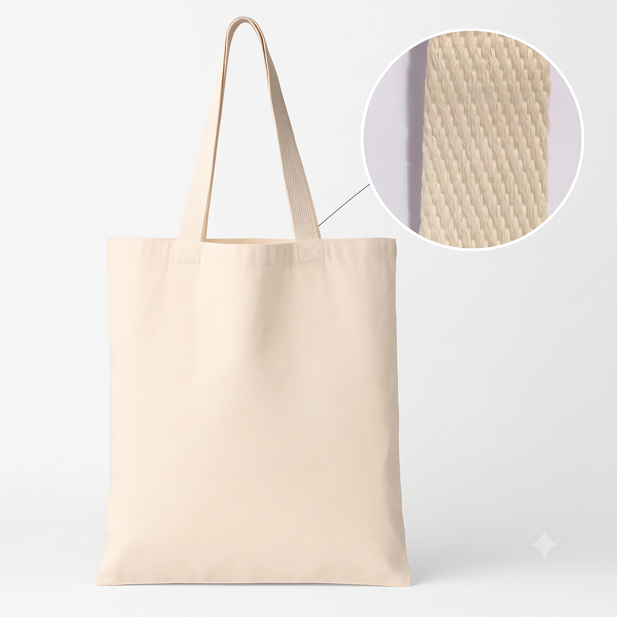 Ecobag Algodão Crú - 37cm x 40cm - Lisa