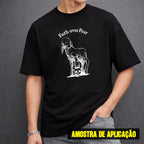 Estampa DTF - 28cm - Faith Over Fear Ovelha - Cod.44