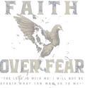 Estampa DTF - 28cm - Faith Over Fear Pássaro - Cod.45