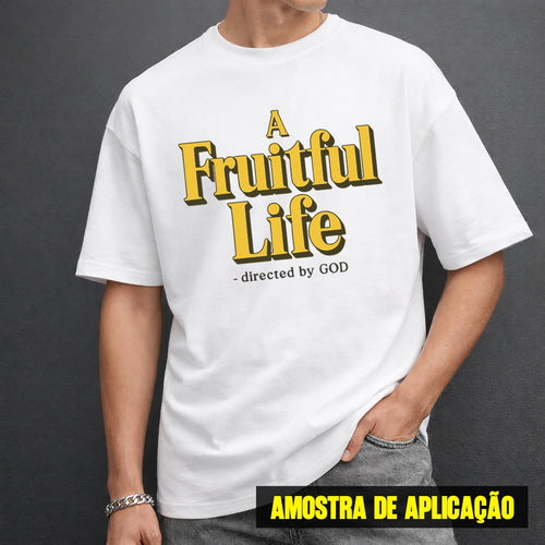Estampa DTF - 28cm - Fruitful Life  - Cod.05