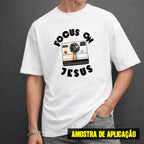 Estampa DTF - 28cm - Focus On Jesus - Cod.50