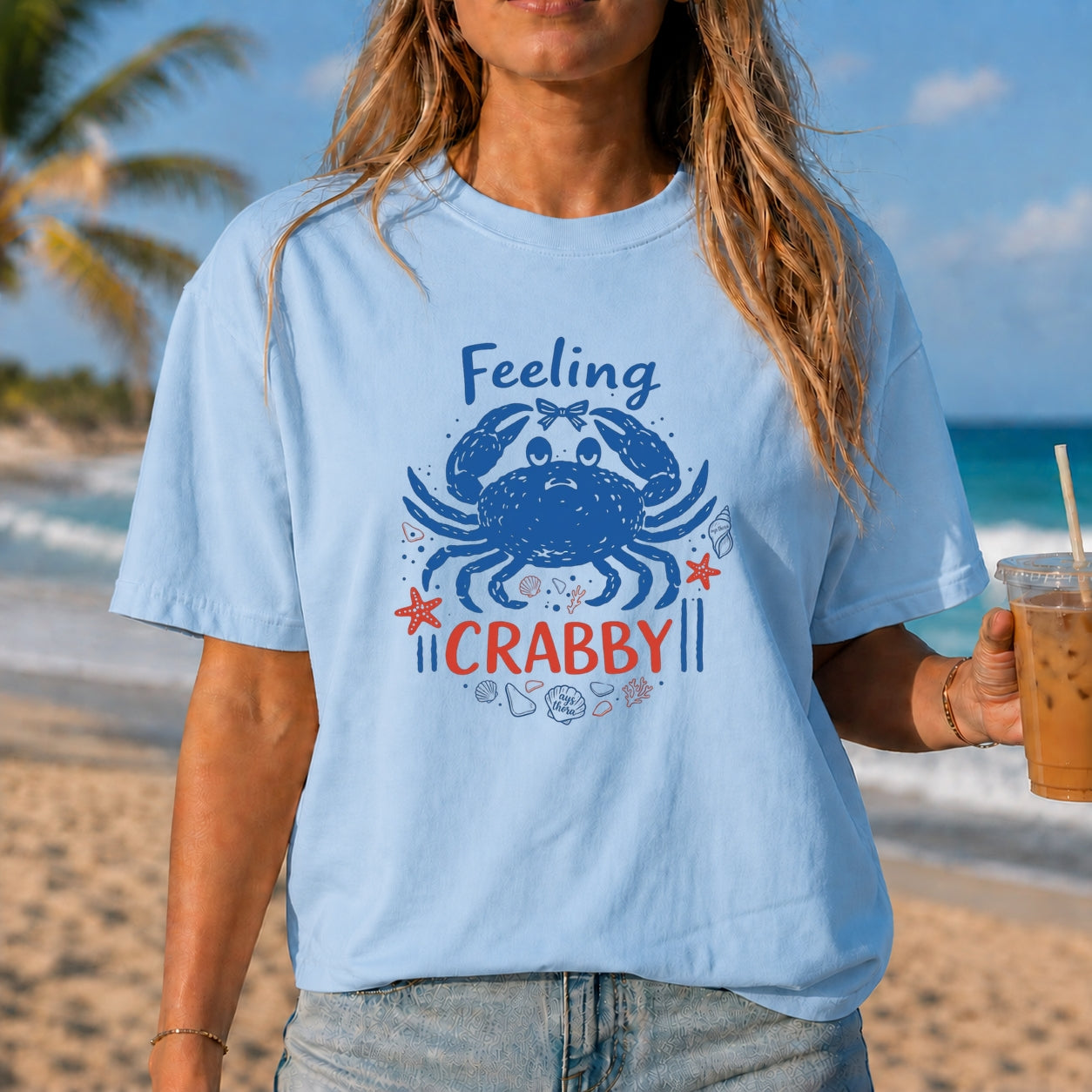 Pack Digital de 50 Imagens Praia Costal + Mockups Ecobag e T-shirts
