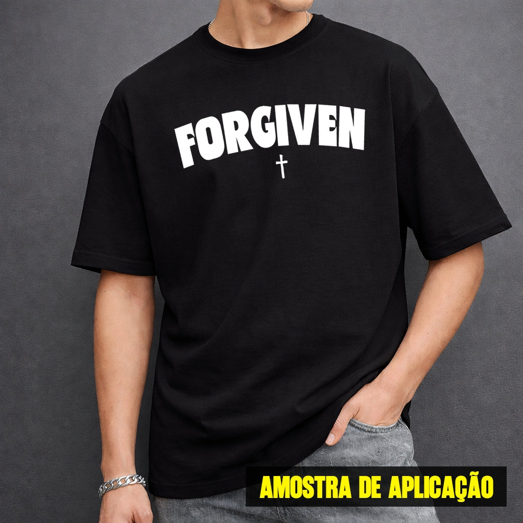 Estampa DTF - 28cm - Forgiven Cruz - Cod.55