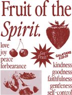 Estampa DTF - 28cm - Fruit Of The Spirit - Cod.59