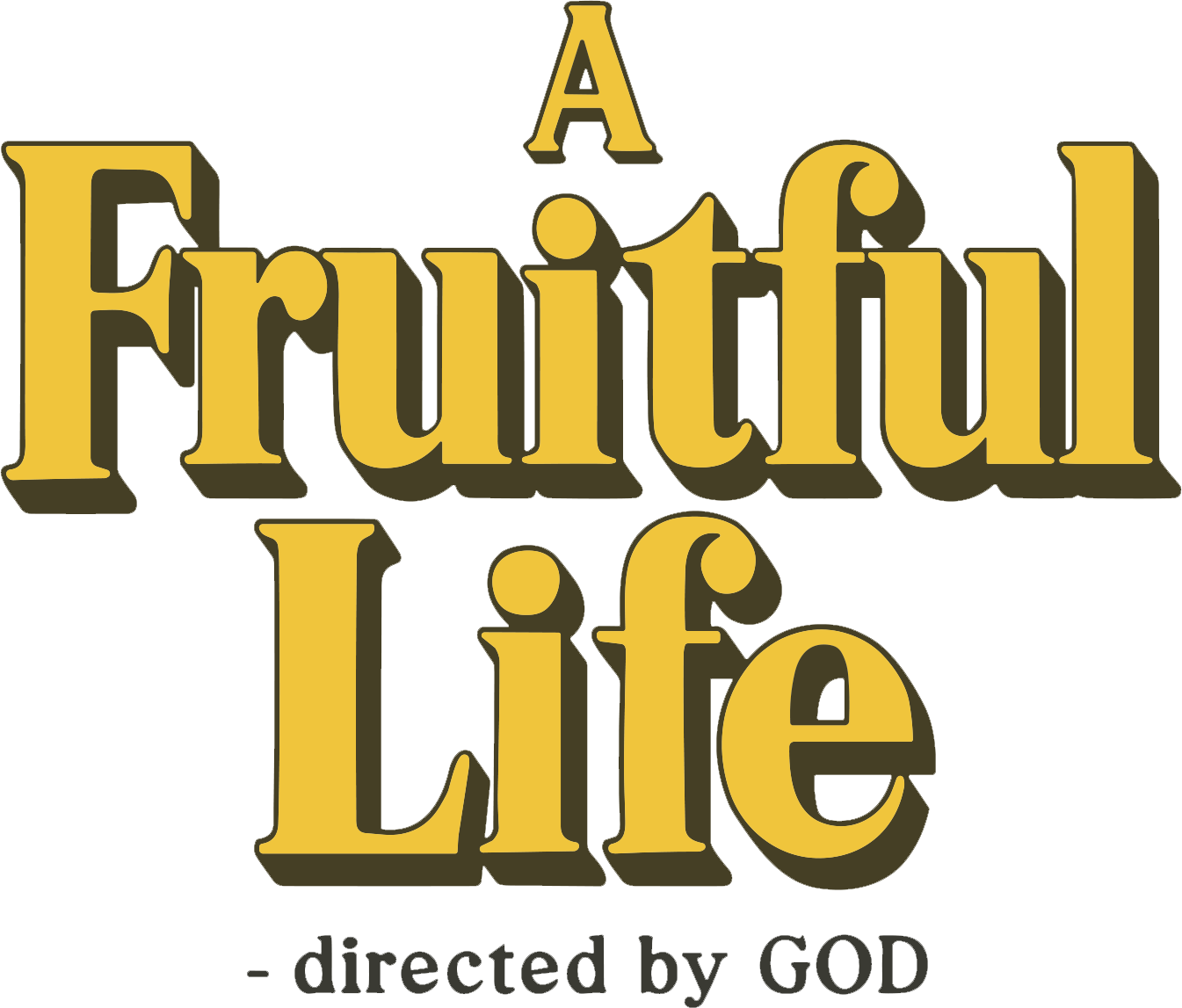 Estampa DTF - 28cm - Fruitful Life  - Cod.05