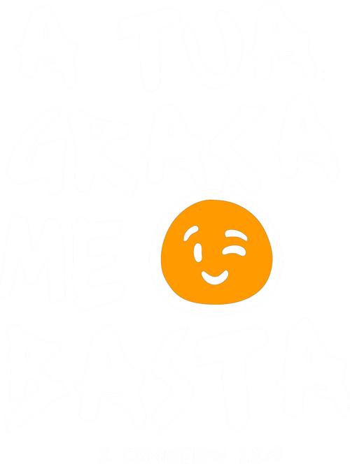 Estampa DTF - 28cm - A tua graça me basta  - Cod.06