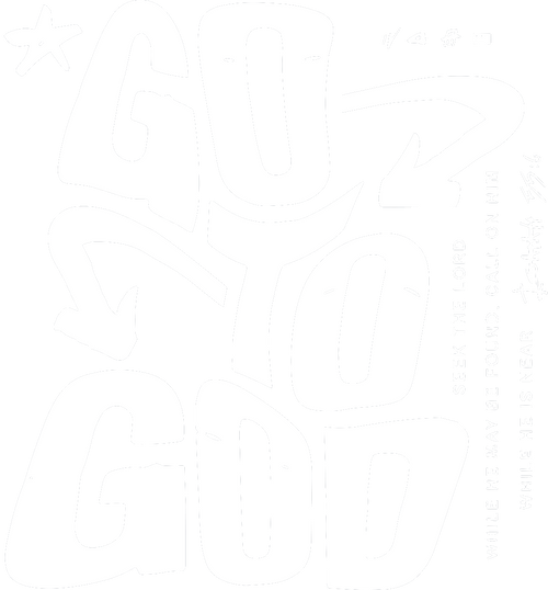 Estampa DTF - 28cm - Go To God Ondulado - Cod.63