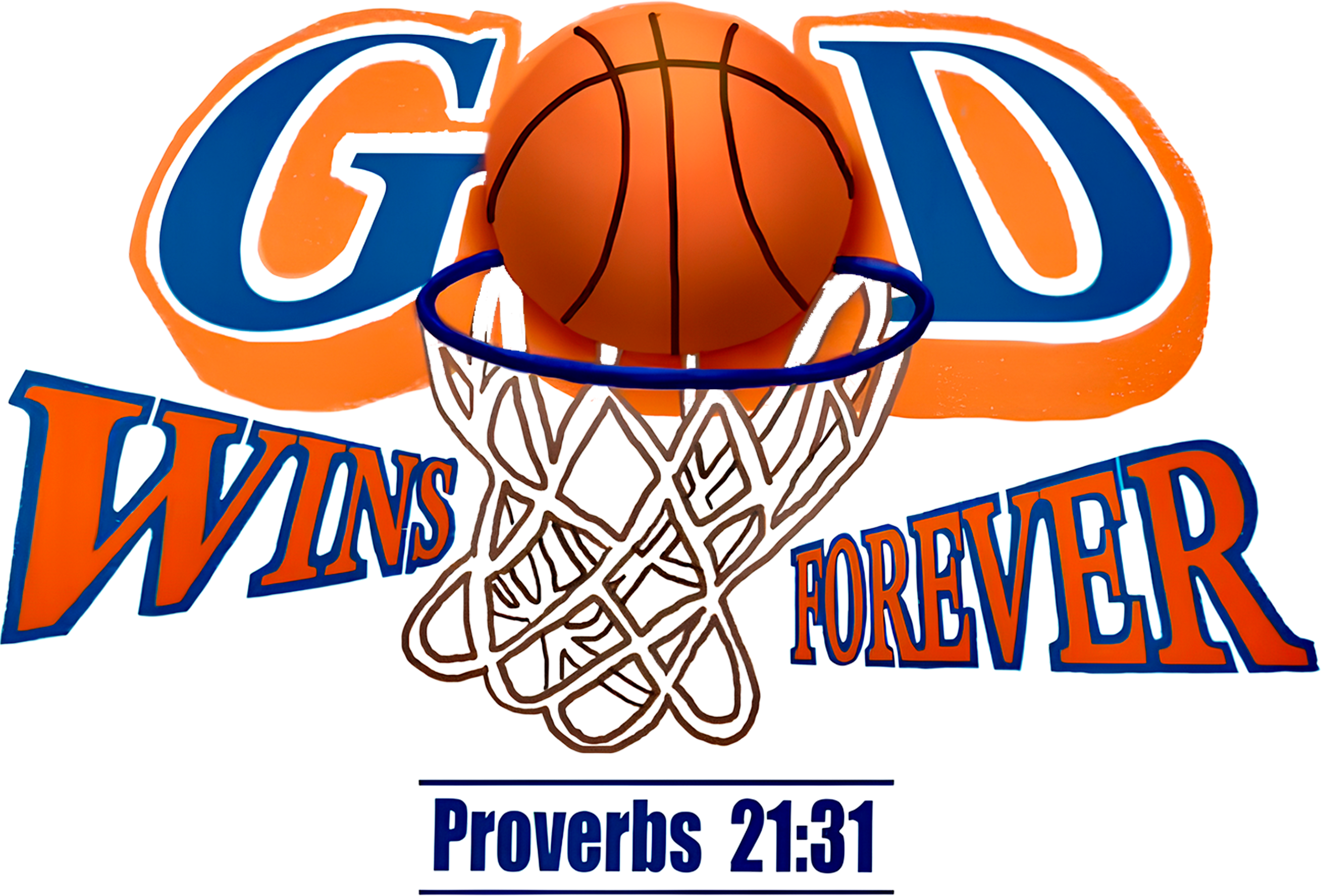 Estampa DTF - 28cm - God Basquete - Cod.65