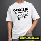 Estampa DTF - 28cm - God Is Control - Cod.69