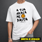 Estampa DTF - 28cm - A tua graça me basta  - Cod.06