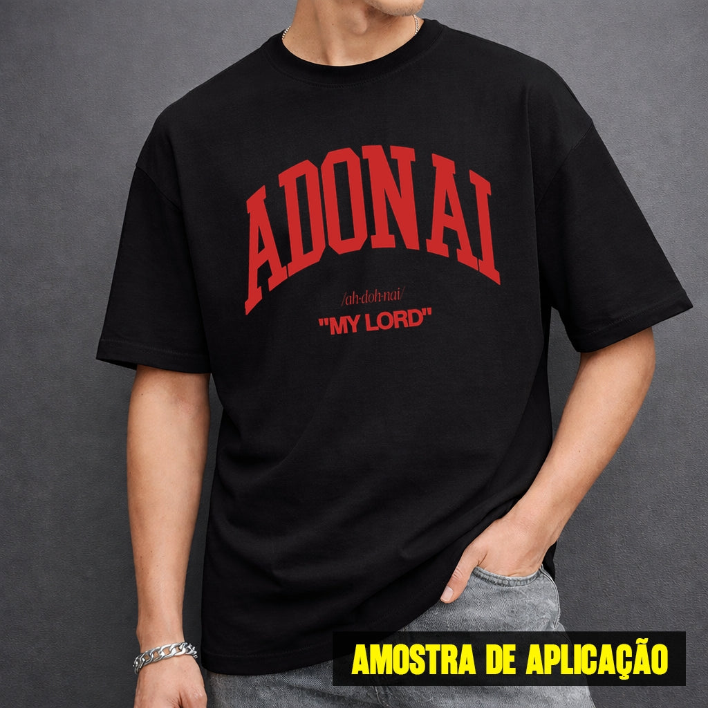 Estampa DTF - 28cm - Adonai  - Cod.07