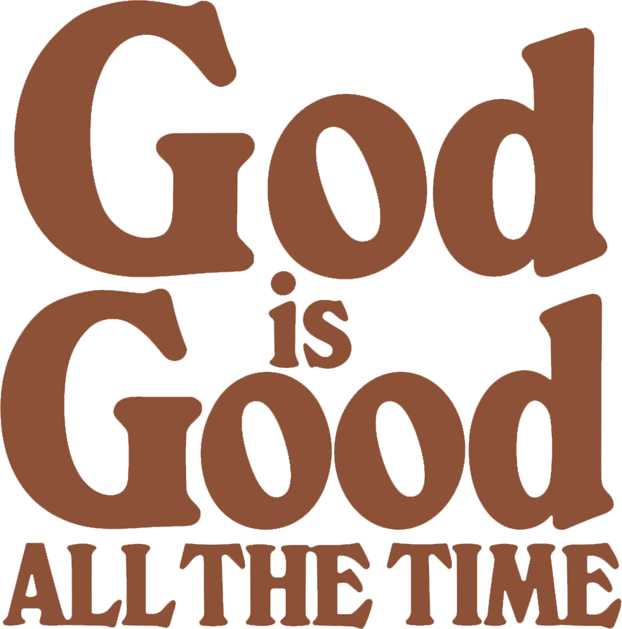 Estampa DTF - 28cm - God Is Good All The Time - Cod.71