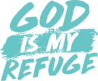 Estampa DTF - 28cm - God Is My Refuge - Cod.73