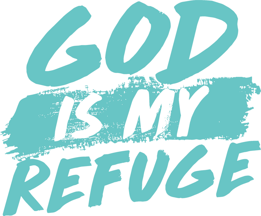 Estampa DTF - 28cm - God Is My Refuge - Cod.73