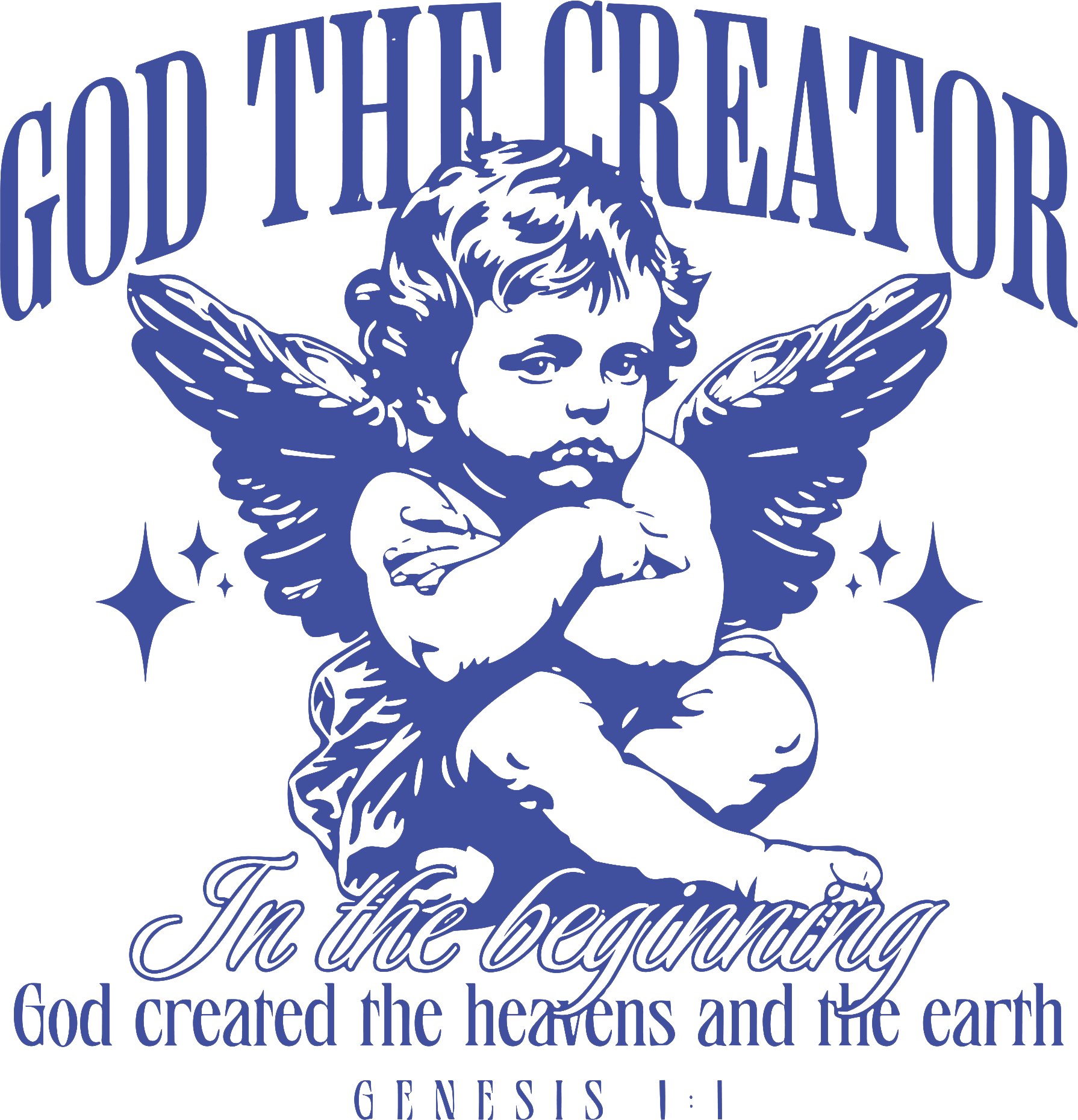 Estampa DTF - 28cm - God The Creator - Cod.76