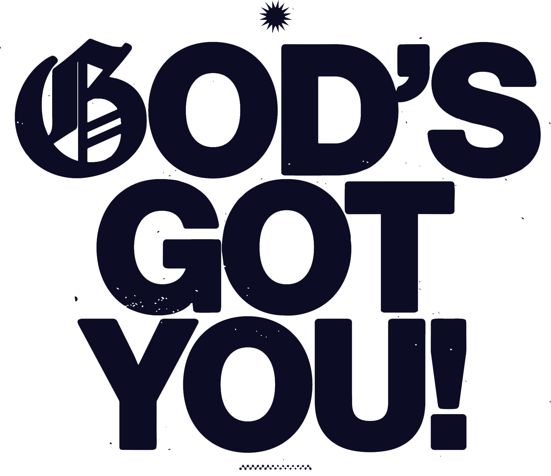 Estampa DTF - 28cm - God's Got You - Cod.80